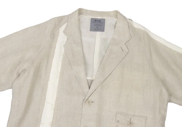 S'YTE Line Switching Linen Jacket K-174323_002