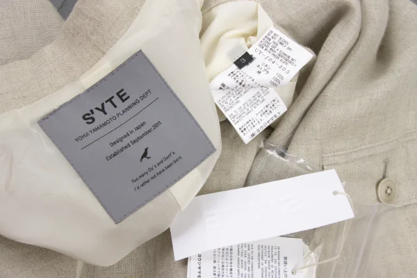 S'YTE Line Switching Linen Jacket K-174323_020