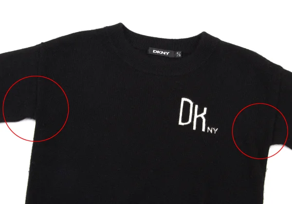 DKNY Wool Angola Logo Knit Sweater K-174325_003