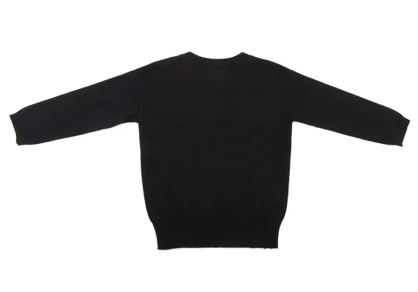 DKNY Wool Angola Logo Knit Sweater K-174325_012