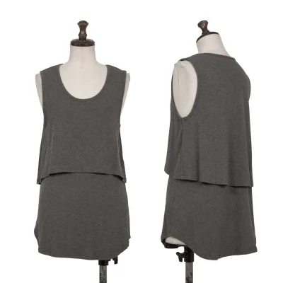 Theory Rayon Layered Tank Top