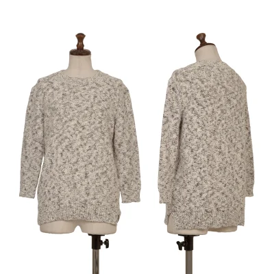 Theory Cotton Blend 3/4 Sleeve Knit Sweater