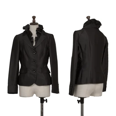 MOSCHINO Detachable Frill Dot Lining Jacket