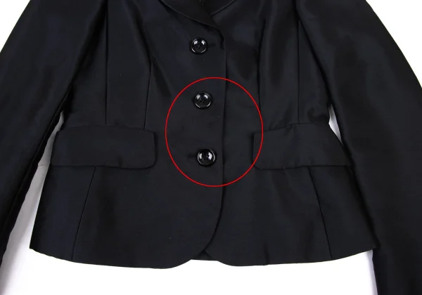 MOSCHINO Detachable Frill Dot Lining Jacket K-174332_008