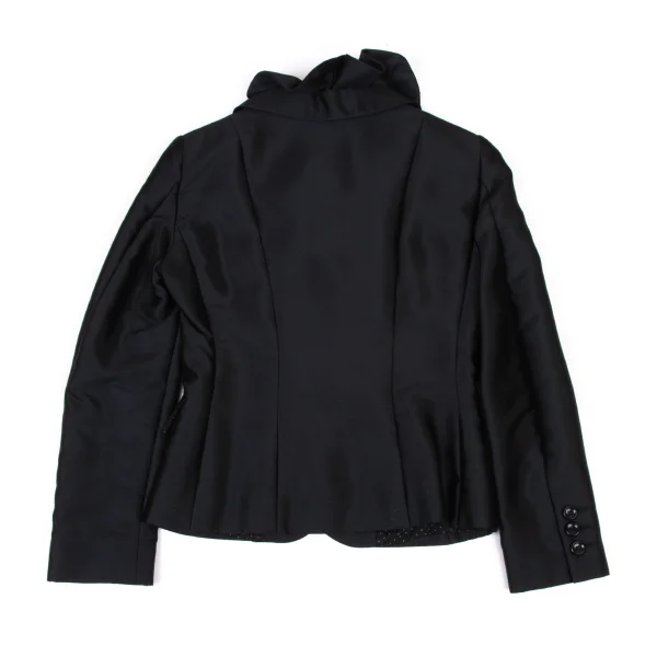 MOSCHINO Detachable Frill Dot Lining Jacket K-174332_014