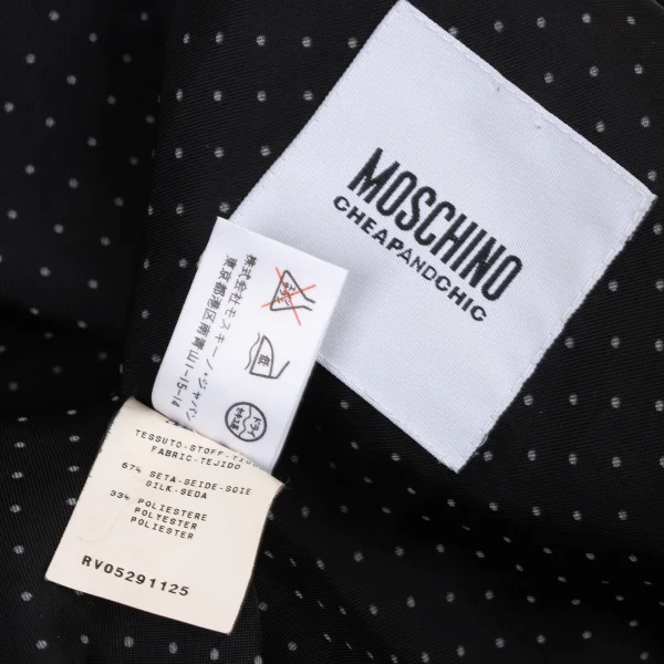 MOSCHINO Detachable Frill Dot Lining Jacket K-174332_017