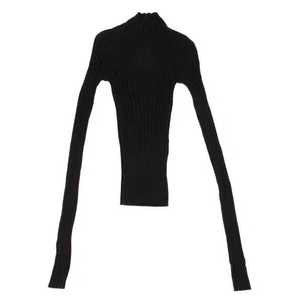 TAKESHI KOSAKA by Y's Pink Label Wool Long Sleeve Rib Knit Sweater K-174333_002