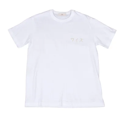 Y's Cotton Logo Print T Shirt
