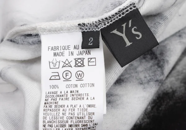 Y's Printed Turtleneck T Shirt K-174335_010