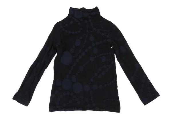 Y's Cotton Poly Dot Jacquard Knit Top K-174336_002