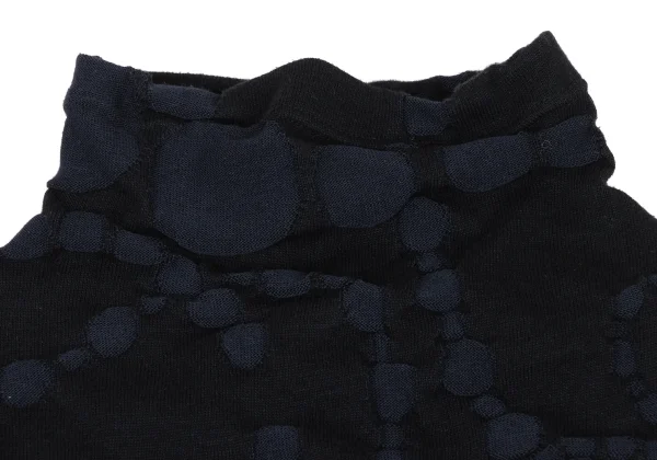 Y's Cotton Poly Dot Jacquard Knit Top K-174336_004
