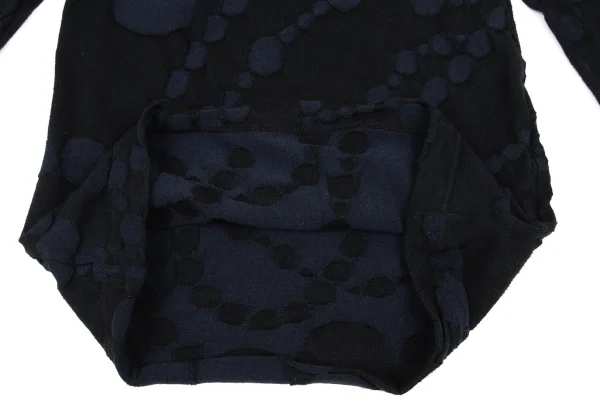 Y's Cotton Poly Dot Jacquard Knit Top K-174336_009