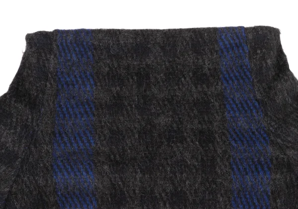 Y's Brushed Jacquard Short Knit Sweater K-174337_004