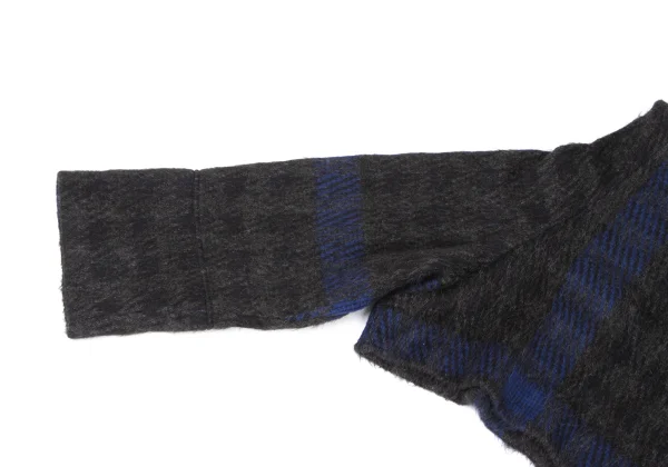 Y's Brushed Jacquard Short Knit Sweater K-174337_005