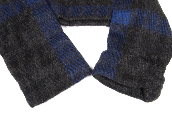 Y's Brushed Jacquard Short Knit Sweater K-174337_006