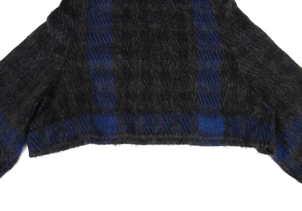 Y's Brushed Jacquard Short Knit Sweater K-174337_007