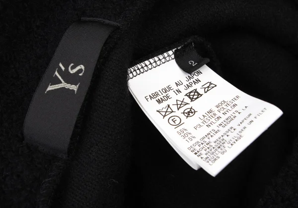 Y's Wool Blend Pile Jacket K-174338_012