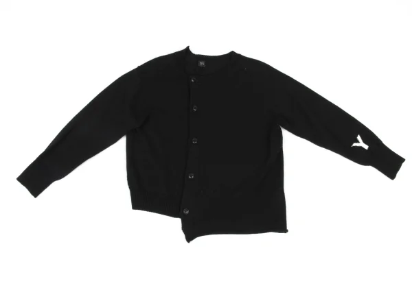 Y's Cotton Acrylic Asymmetrical Cardigan K-174339_002