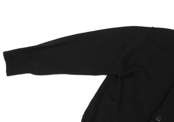 Y's Cotton Acrylic Asymmetrical Cardigan K-174339_005
