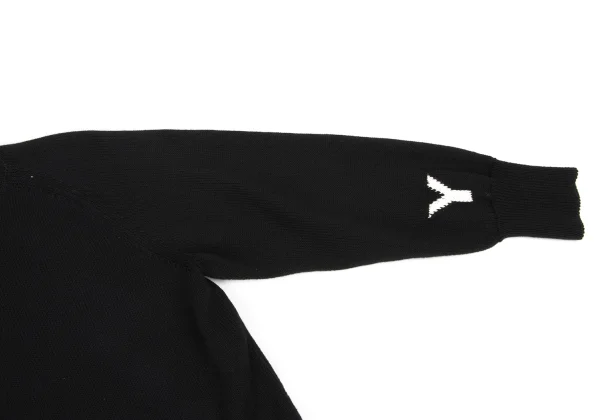 Y's Cotton Acrylic Asymmetrical Cardigan K-174339_006