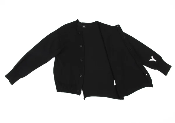 Y's Cotton Acrylic Asymmetrical Cardigan K-174339_012