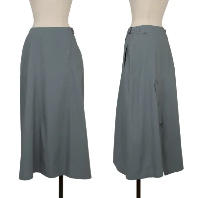 Y's Cotton Belted Skirt
