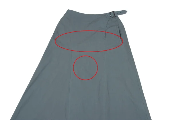 Y's Cotton Belted Skirt K-174342_003