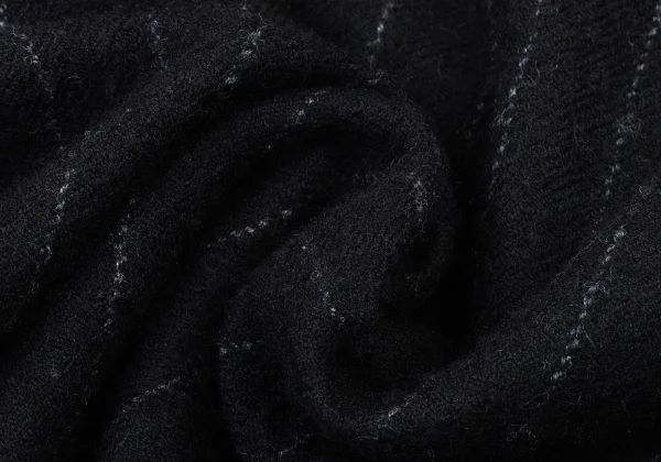 Y's Brushed Wool Stripe Stand-Collar Dress K-174345_015