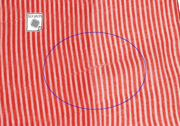 Unbranded Stripe Dot Panel Stole K-174346_003