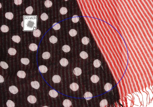 Unbranded Stripe Dot Panel Stole K-174346_005