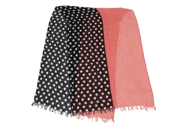 Unbranded Stripe Dot Panel Stole K-174346_007