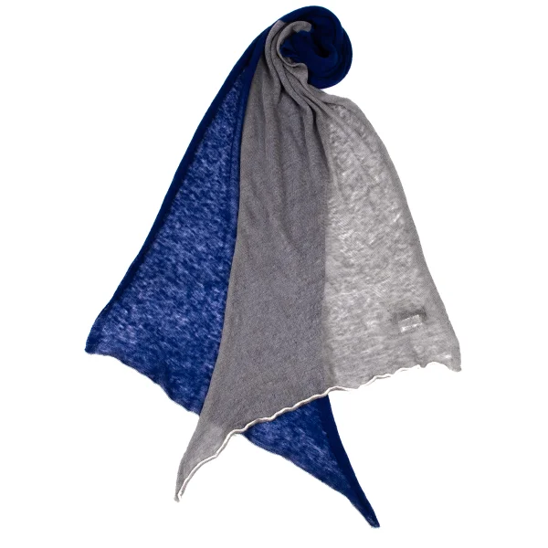 Y's Bicolor Stole Blue,Grey  K-174347_001