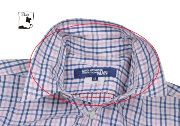 JUNYA WATANABE MAN COMME des GARCONS Pocket Detail Checkered Shirt  K-174355_007