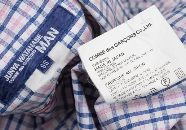 JUNYA WATANABE MAN COMME des GARCONS Pocket Detail Checkered Shirt  K-174355_019