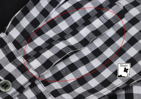 BLACK COMME des GARCONS Crazy Pattern Long Sleeve Shirt K-174356_010