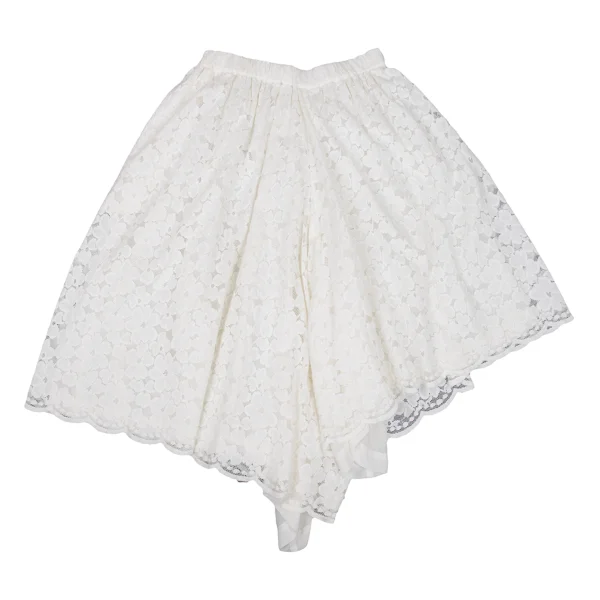 COMME des GARCONS Cotton-Nylon Floral Lace 2Way Pants Skirt K-174357_002