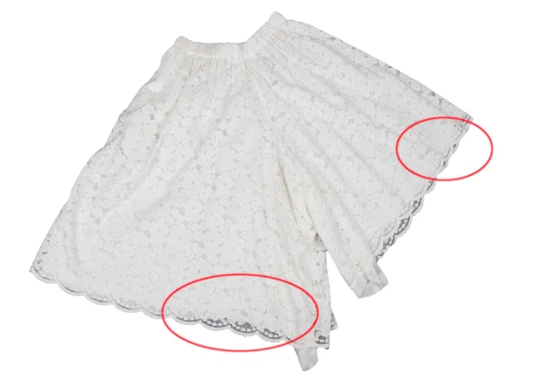 COMME des GARCONS Cotton-Nylon Floral Lace 2Way Pants Skirt K-174357_007