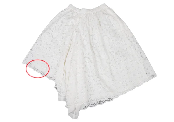 COMME des GARCONS Cotton-Nylon Floral Lace 2Way Pants Skirt K-174357_011