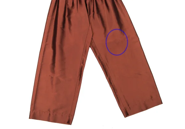 ISSEY MIYAKE Shiny Waist Gather Wide Pants K-174359_005