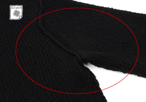 Yohji Yamamoto POUR HOMME Low Gauge Wool Turtleneck Knit Sweater K-174361_004