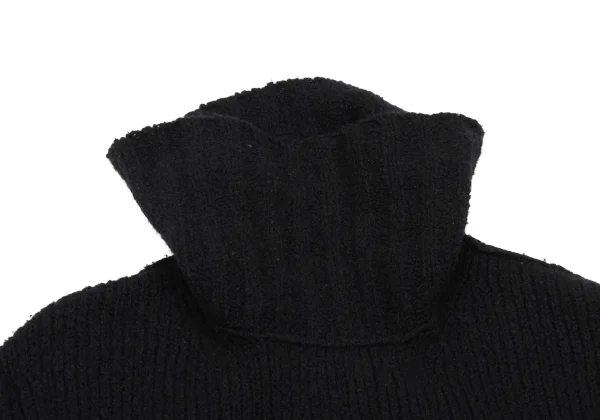 Yohji Yamamoto POUR HOMME Low Gauge Wool Turtleneck Knit Sweater K-174361_006