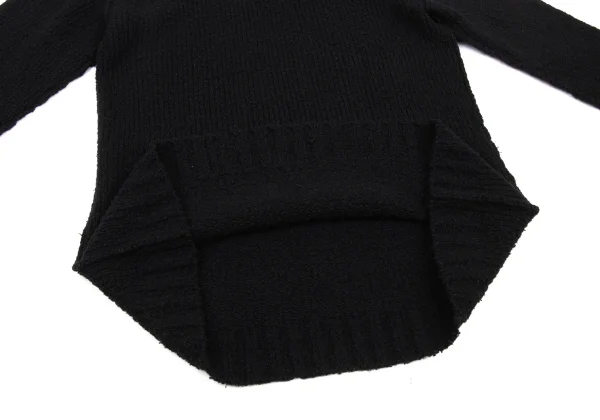 Yohji Yamamoto POUR HOMME Low Gauge Wool Turtleneck Knit Sweater K-174361_010