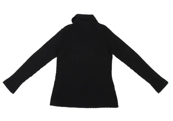 Yohji Yamamoto POUR HOMME Low Gauge Wool Turtleneck Knit Sweater K-174361_011