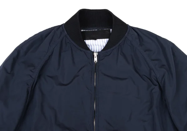 COMME des GARCONS HOMME Polye Lined Stripe Zip-Up Blouson K-174363_002
