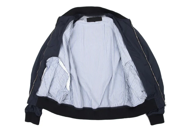 COMME des GARCONS HOMME Polye Lined Stripe Zip-Up Blouson K-174363_011