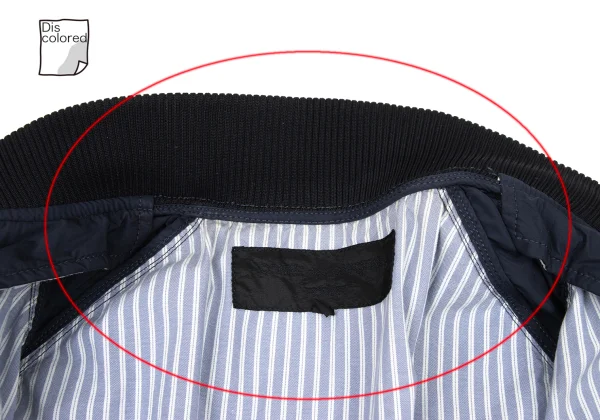 COMME des GARCONS HOMME Polye Lined Stripe Zip-Up Blouson K-174363_012
