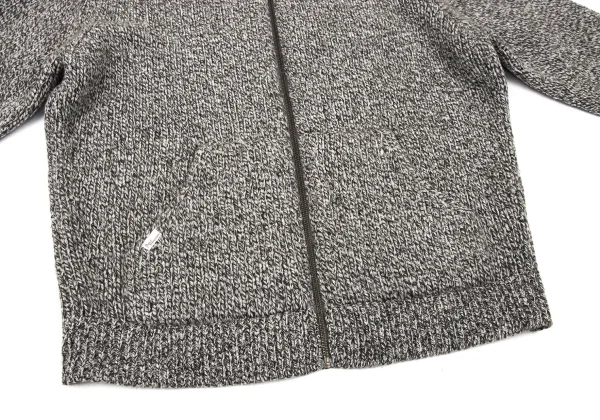 Papas Wool Marble Zip-Up Knit Cardigan K-174364_007