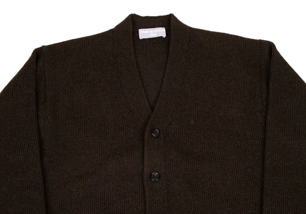 COMME des GARCONS HOMME Chunky Knit Wool Cardigan K-174365_002