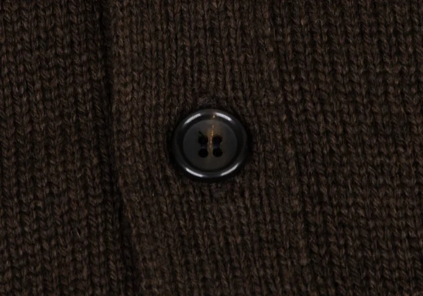 COMME des GARCONS HOMME Chunky Knit Wool Cardigan K-174365_004