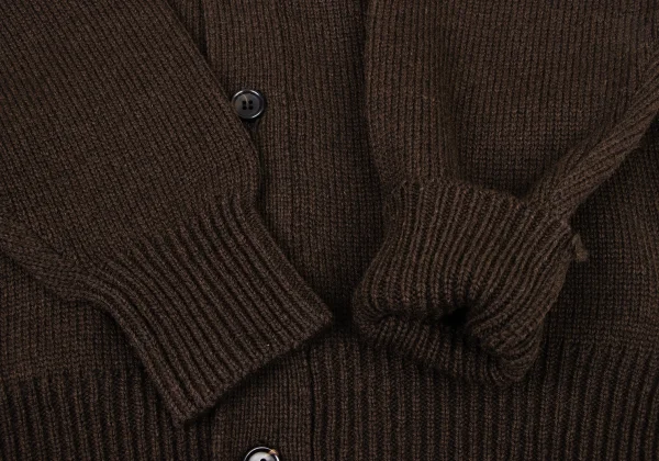 COMME des GARCONS HOMME Chunky Knit Wool Cardigan K-174365_006